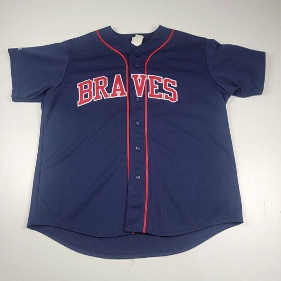 Vintage 90s Majestic MLB Atlanta Braves Andruw Jones #25